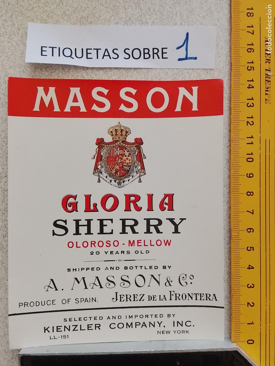 Etiquetas antiguas: HAGA SU OFERTA - ANTIGUA ETIQUETA DE VINOS DE JEREZ LICOR ETC OFERTAS POR LOTES MUCHAS EN MI PERFIL