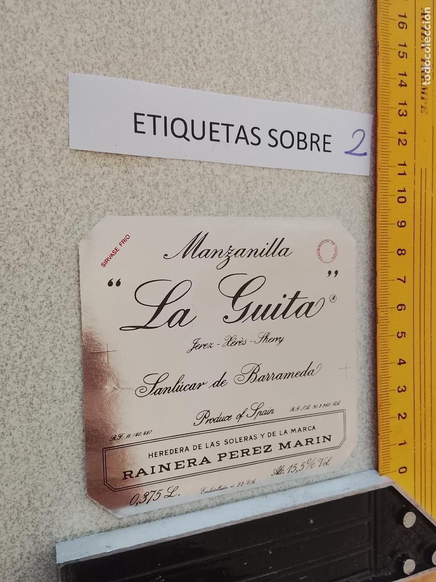 Etiquetas antiguas: HAGA SU OFERTA - ANTIGUA ETIQUETA DE VINOS DE JEREZ LICOR ETC OFERTAS POR LOTES MUCHAS EN MI PERFIL