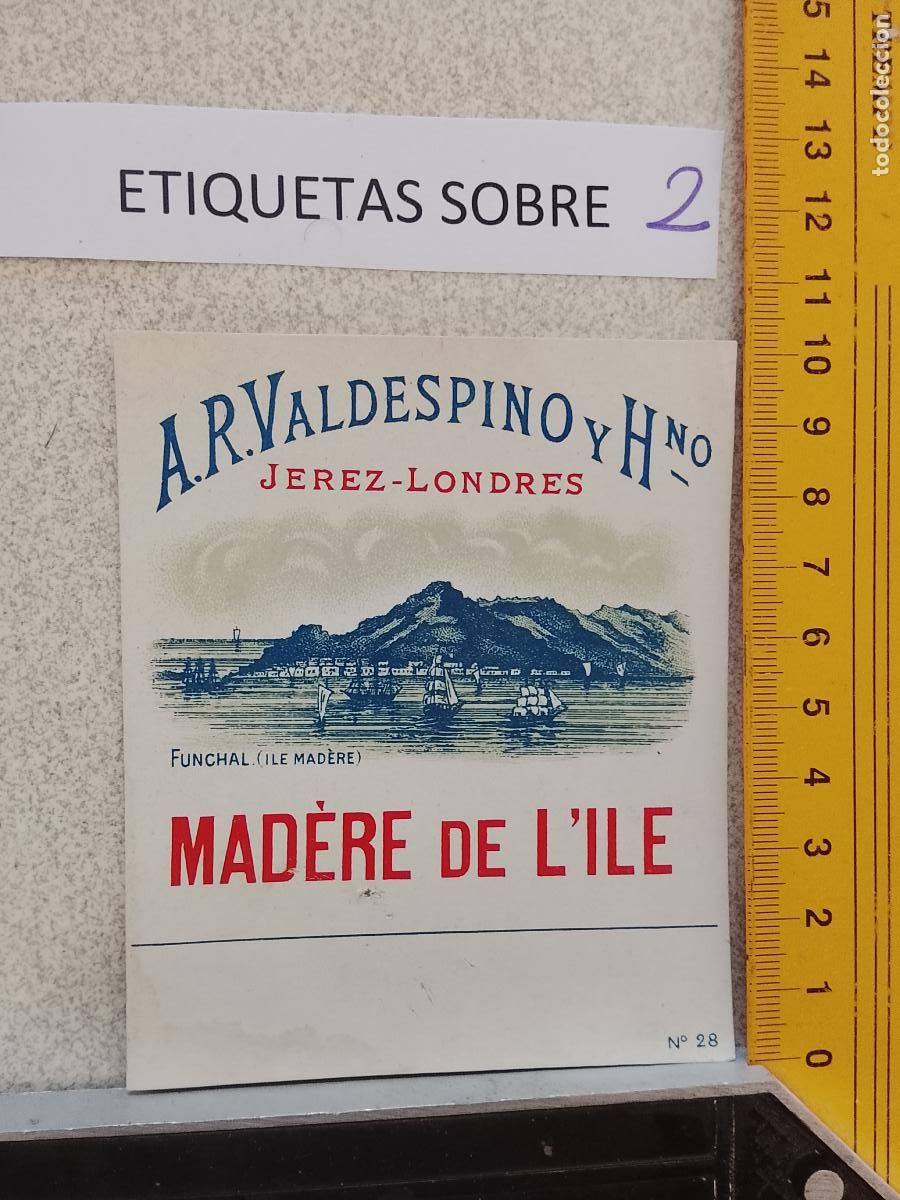 Etiquetas antiguas: HAGA SU OFERTA - ANTIGUA ETIQUETA DE VINOS DE JEREZ LICOR ETC OFERTAS POR LOTES MUCHAS EN MI PERFIL