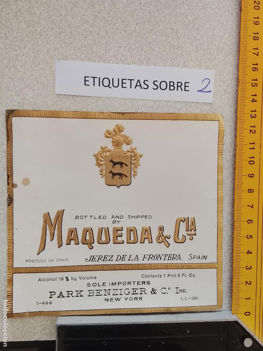 Etiquetas antiguas: HAGA SU OFERTA - ANTIGUA ETIQUETA DE VINOS DE JEREZ LICOR ETC OFERTAS POR LOTES MUCHAS EN MI PERFIL