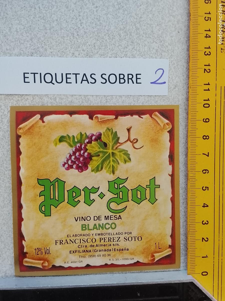 Etiquetas antiguas: HAGA SU OFERTA - ANTIGUA ETIQUETA DE VINOS DE JEREZ LICOR ETC OFERTAS POR LOTES MUCHAS EN MI PERFIL
