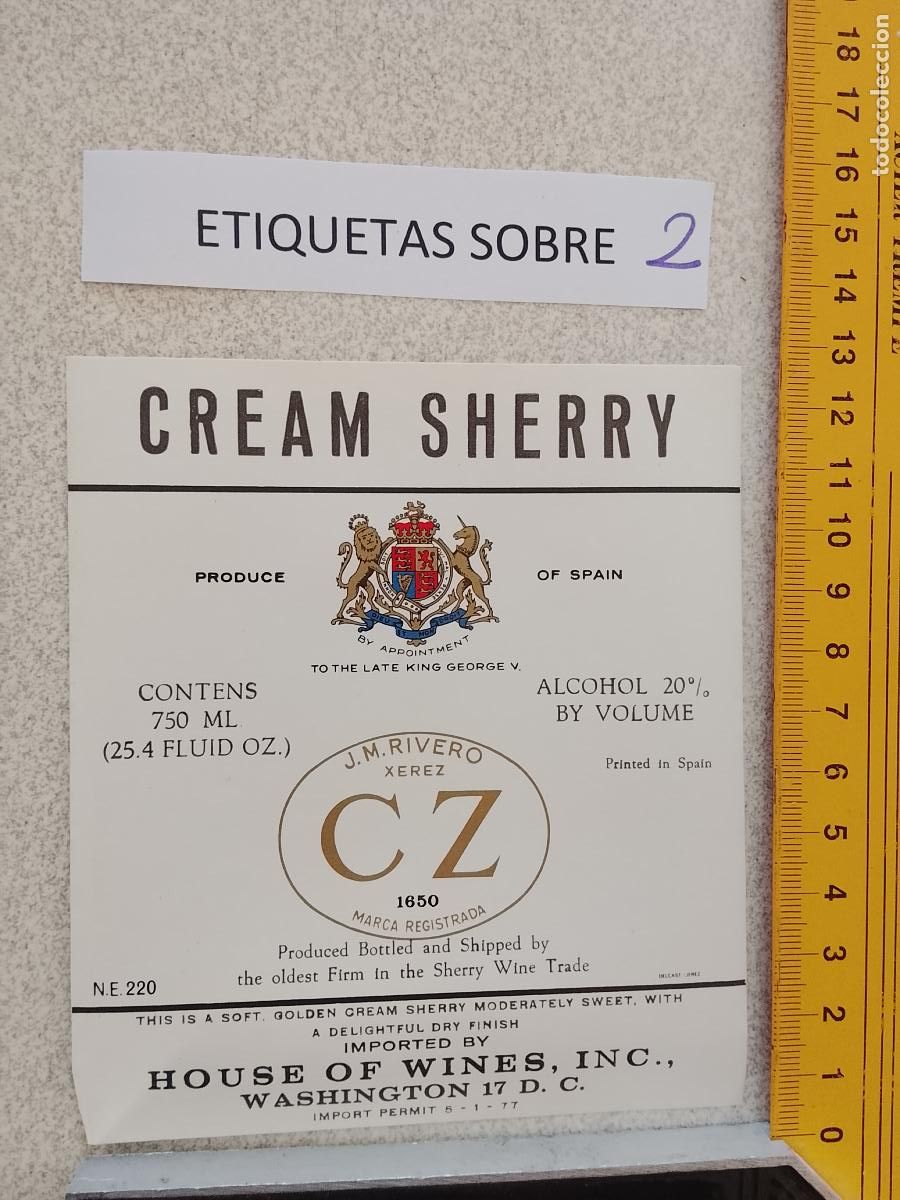 Etiquetas antiguas: HAGA SU OFERTA - ANTIGUA ETIQUETA DE VINOS DE JEREZ LICOR ETC OFERTAS POR LOTES MUCHAS EN MI PERFIL