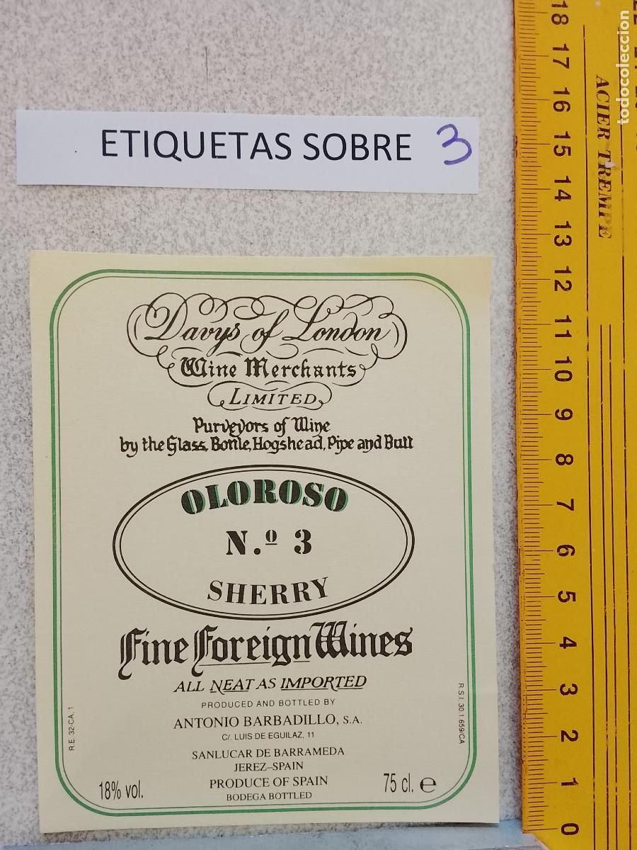 Etiquetas antiguas: HAGA SU OFERTA - ANTIGUA ETIQUETA DE VINOS DE JEREZ LICOR ETC OFERTAS POR LOTES MUCHAS EN MI PERFIL