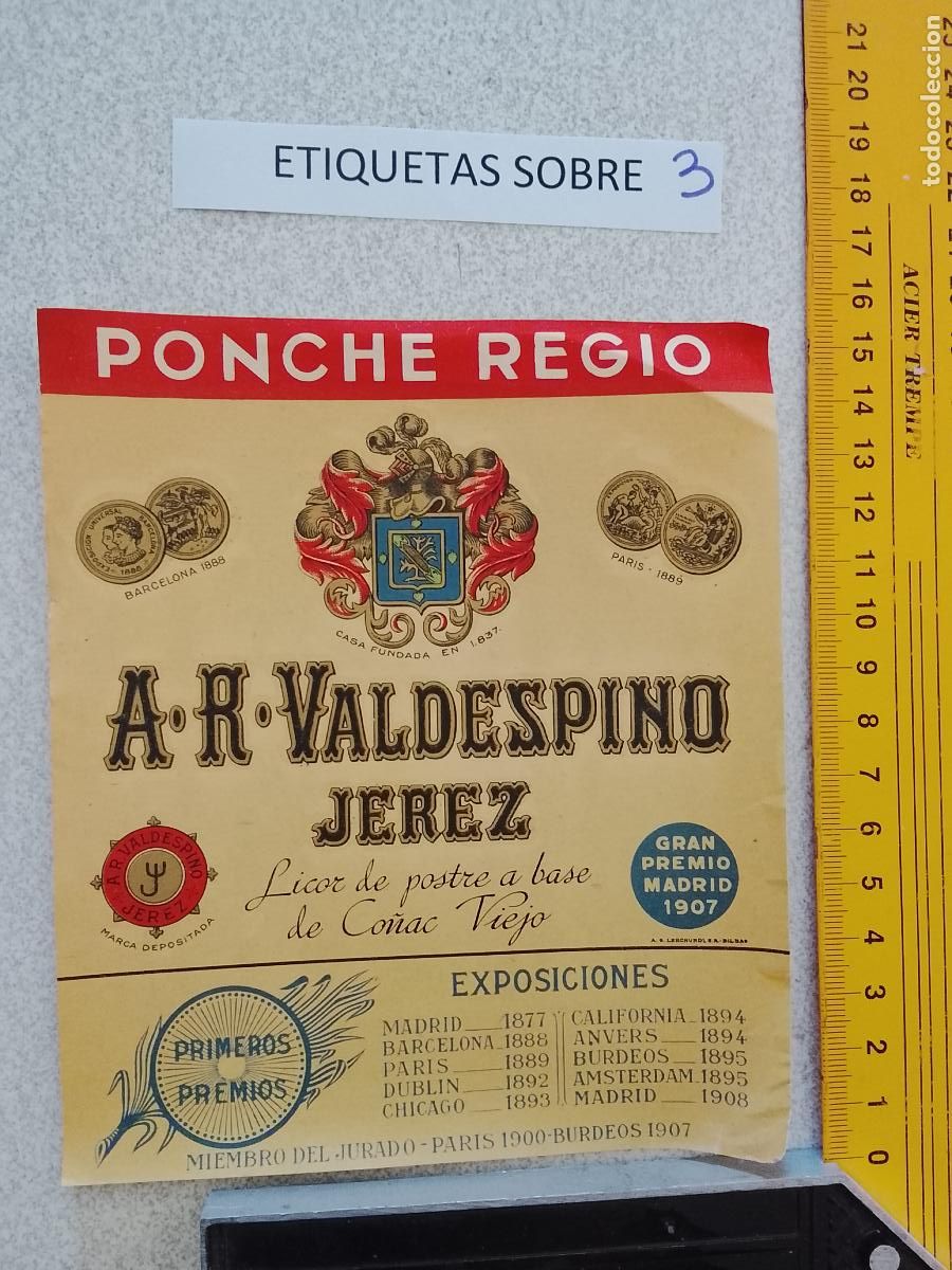 &Eacute;tiquettes anciennes: HAGA SU OFERTA - ANTIGUA ETIQUETA DE VINOS DE JEREZ LICOR ETC OFERTAS POR LOTES MUCHAS EN MI PERFIL