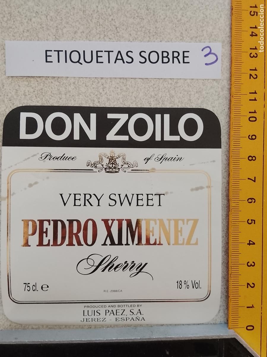 Etiquetas antiguas: HAGA SU OFERTA - ANTIGUA ETIQUETA DE VINOS DE JEREZ LICOR ETC OFERTAS POR LOTES MUCHAS EN MI PERFIL