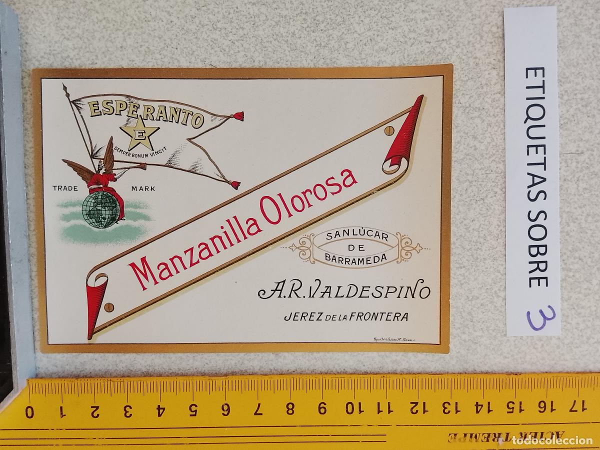 Etiquetas antiguas: HAGA SU OFERTA - ANTIGUA ETIQUETA DE VINOS DE JEREZ LICOR ETC OFERTAS POR LOTES MUCHAS EN MI PERFIL