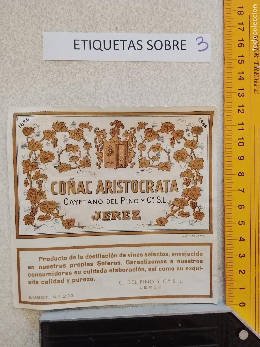 Etiquetas antiguas: HAGA SU OFERTA - ANTIGUA ETIQUETA DE VINOS DE JEREZ LICOR ETC OFERTAS POR LOTES MUCHAS EN MI PERFIL