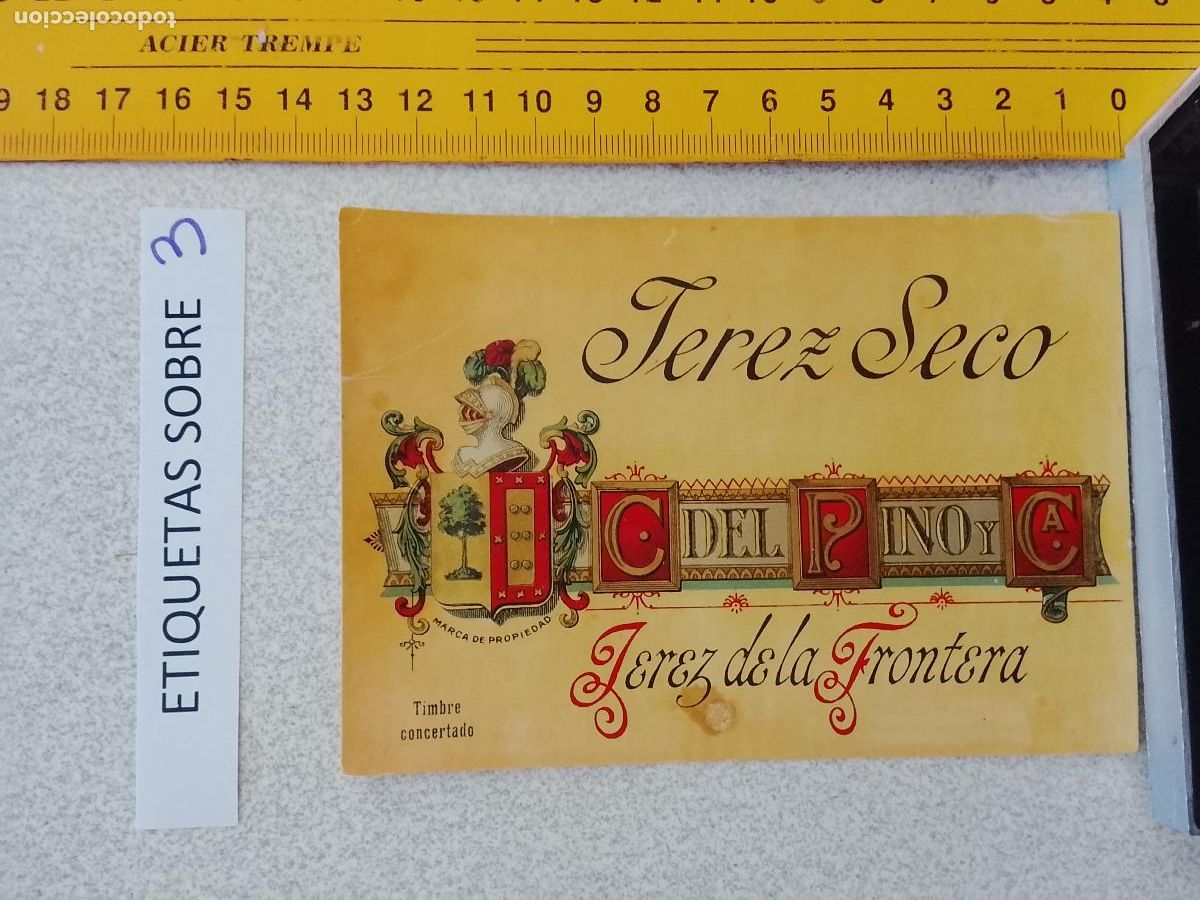 Etiquetas antiguas: HAGA SU OFERTA - ANTIGUA ETIQUETA DE VINOS DE JEREZ LICOR ETC OFERTAS POR LOTES MUCHAS EN MI PERFIL
