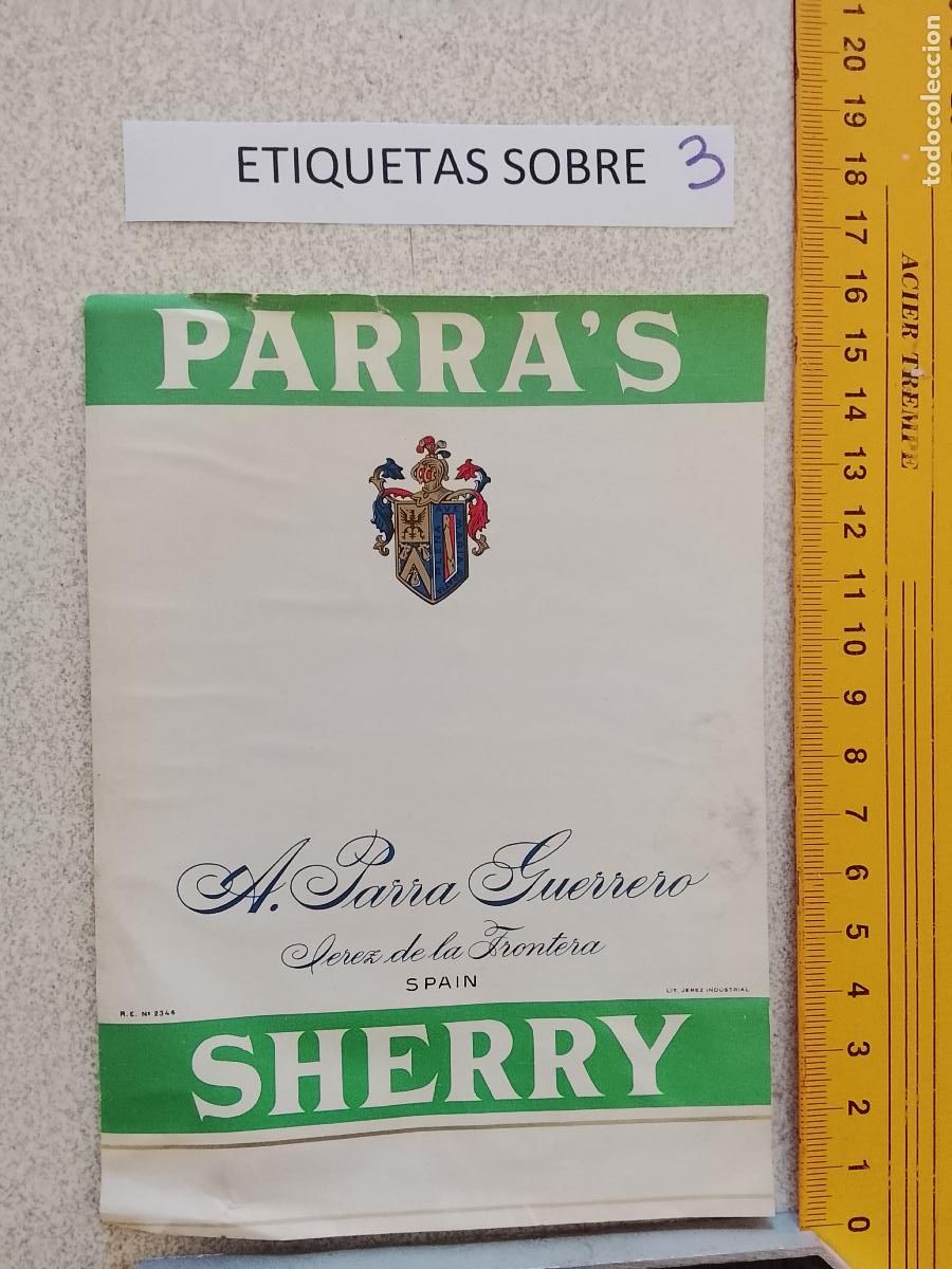 Etiquetas antiguas: HAGA SU OFERTA - ANTIGUA ETIQUETA DE VINOS DE JEREZ LICOR ETC OFERTAS POR LOTES MUCHAS EN MI PERFIL