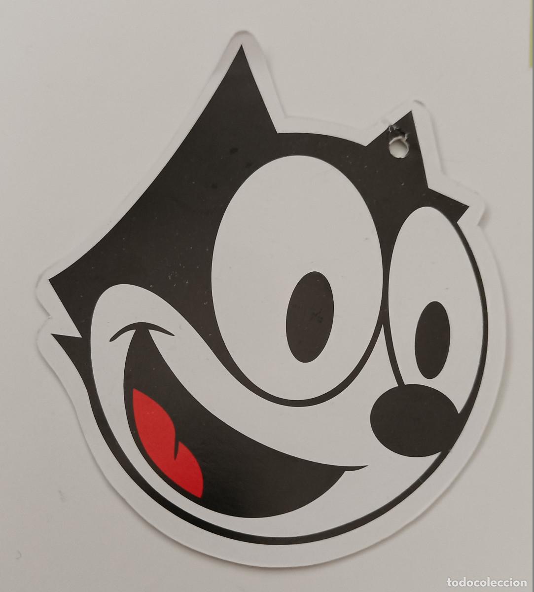 Etiquetas antiguas: etiqueta de ropa felix gato personaje animacion