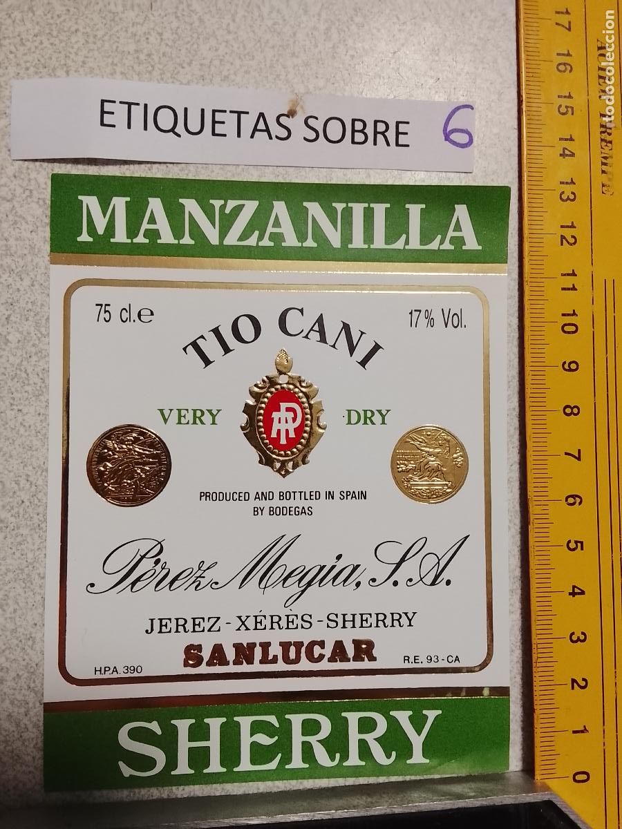 Etiquetas antiguas: HAGA SU OFERTA - ANTIGUA ETIQUETA DE VINOS DE JEREZ LICOR ETC OFERTAS POR LOTES MUCHAS EN MI PERFIL