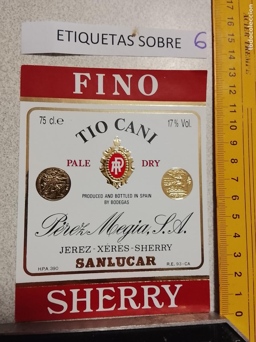 Etiquetas antiguas: HAGA SU OFERTA - ANTIGUA ETIQUETA DE VINOS DE JEREZ LICOR ETC OFERTAS POR LOTES MUCHAS EN MI PERFIL