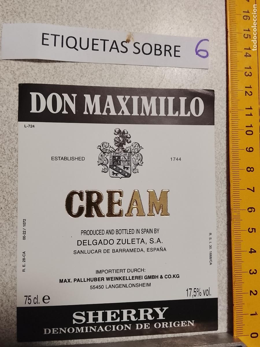 Old Labels: HAGA SU OFERTA - ANTIGUA ETIQUETA DE VINOS DE JEREZ LICOR ETC OFERTAS POR LOTES MUCHAS EN MI PERFIL