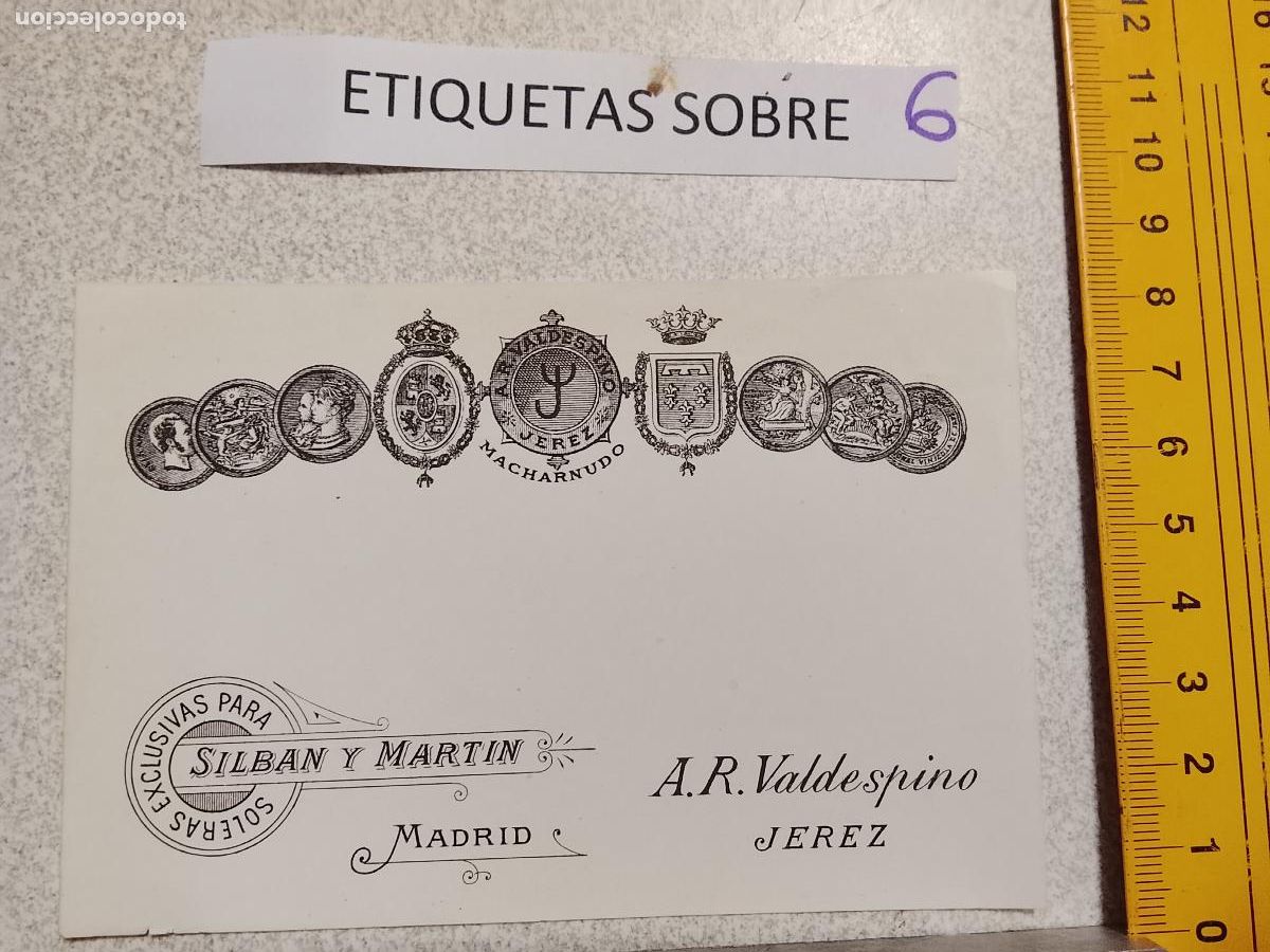 Old Labels: HAGA SU OFERTA - ANTIGUA ETIQUETA DE VINOS DE JEREZ LICOR ETC OFERTAS POR LOTES MUCHAS EN MI PERFIL