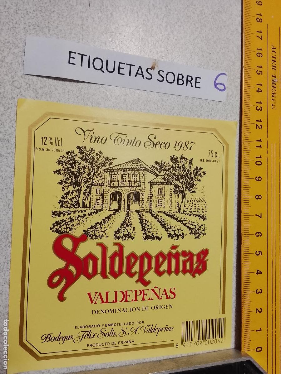 Old Labels: HAGA SU OFERTA - ANTIGUA ETIQUETA DE VINOS DE JEREZ LICOR ETC OFERTAS POR LOTES MUCHAS EN MI PERFIL