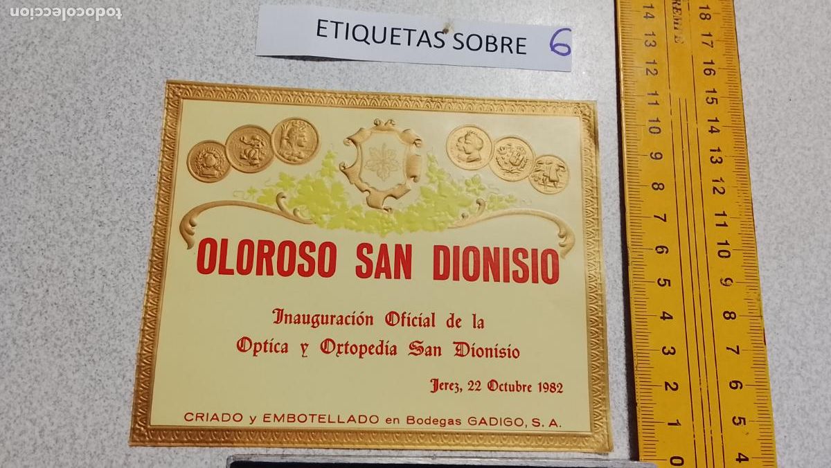 &Eacute;tiquettes anciennes: HAGA SU OFERTA - ANTIGUA ETIQUETA DE VINOS DE JEREZ LICOR ETC OFERTAS POR LOTES MUCHAS EN MI PERFIL