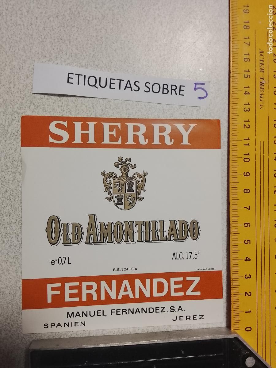 Etiquetas antiguas: HAGA SU OFERTA - ANTIGUA ETIQUETA DE VINOS DE JEREZ LICOR ETC OFERTAS POR LOTES MUCHAS EN MI PERFIL