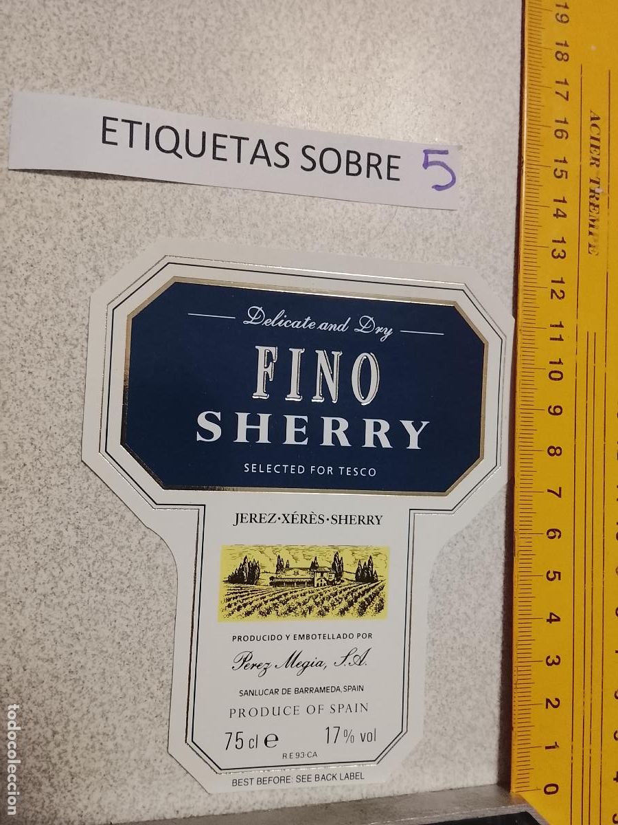 &Eacute;tiquettes anciennes: HAGA SU OFERTA - ANTIGUA ETIQUETA DE VINOS DE JEREZ LICOR ETC OFERTAS POR LOTES MUCHAS EN MI PERFIL