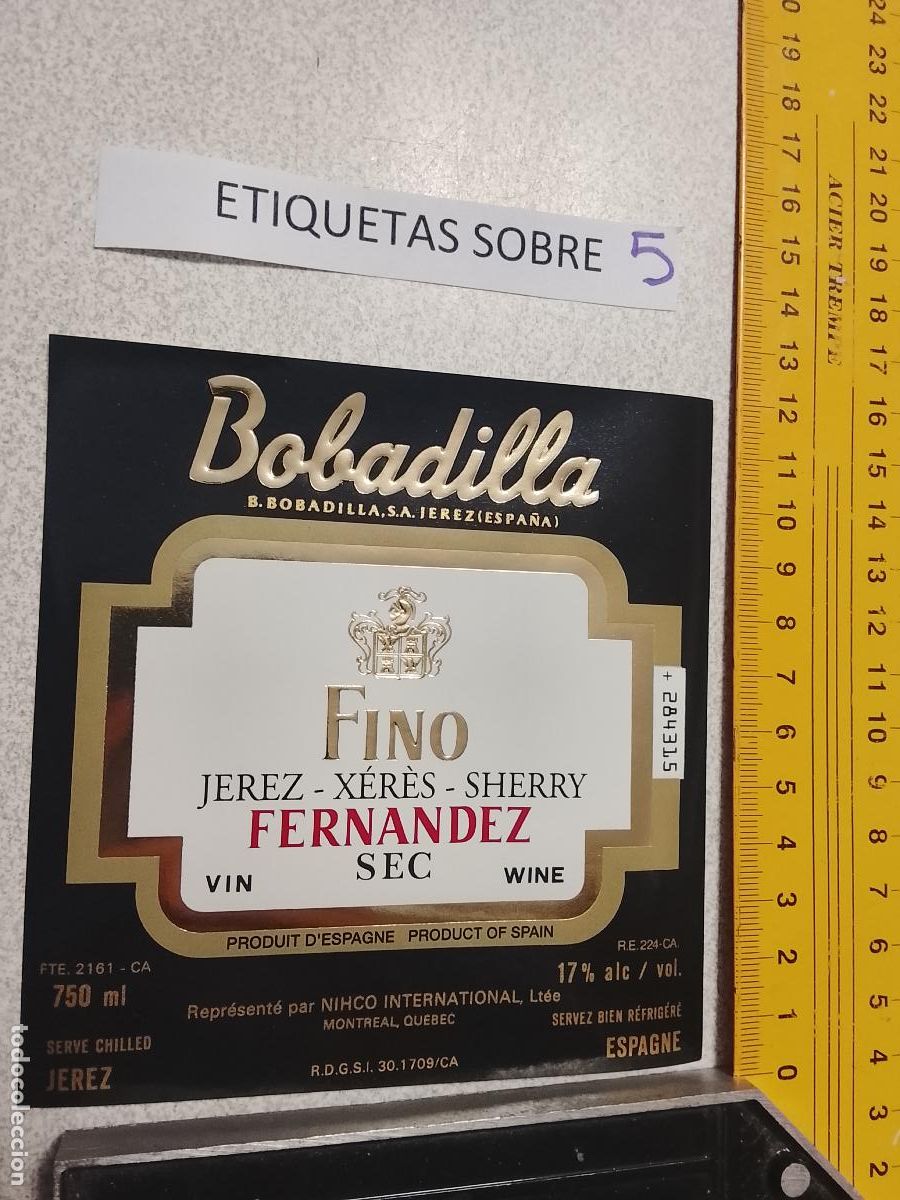 &Eacute;tiquettes anciennes: HAGA SU OFERTA - ANTIGUA ETIQUETA DE VINOS DE JEREZ LICOR ETC OFERTAS POR LOTES MUCHAS EN MI PERFIL