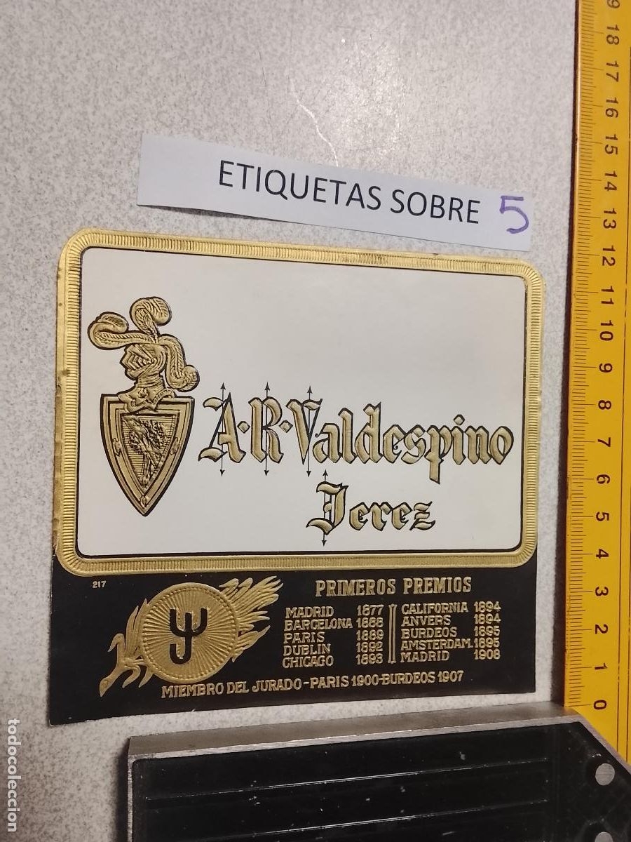 Etiquetas antiguas: HAGA SU OFERTA - ANTIGUA ETIQUETA DE VINOS DE JEREZ LICOR ETC OFERTAS POR LOTES MUCHAS EN MI PERFIL