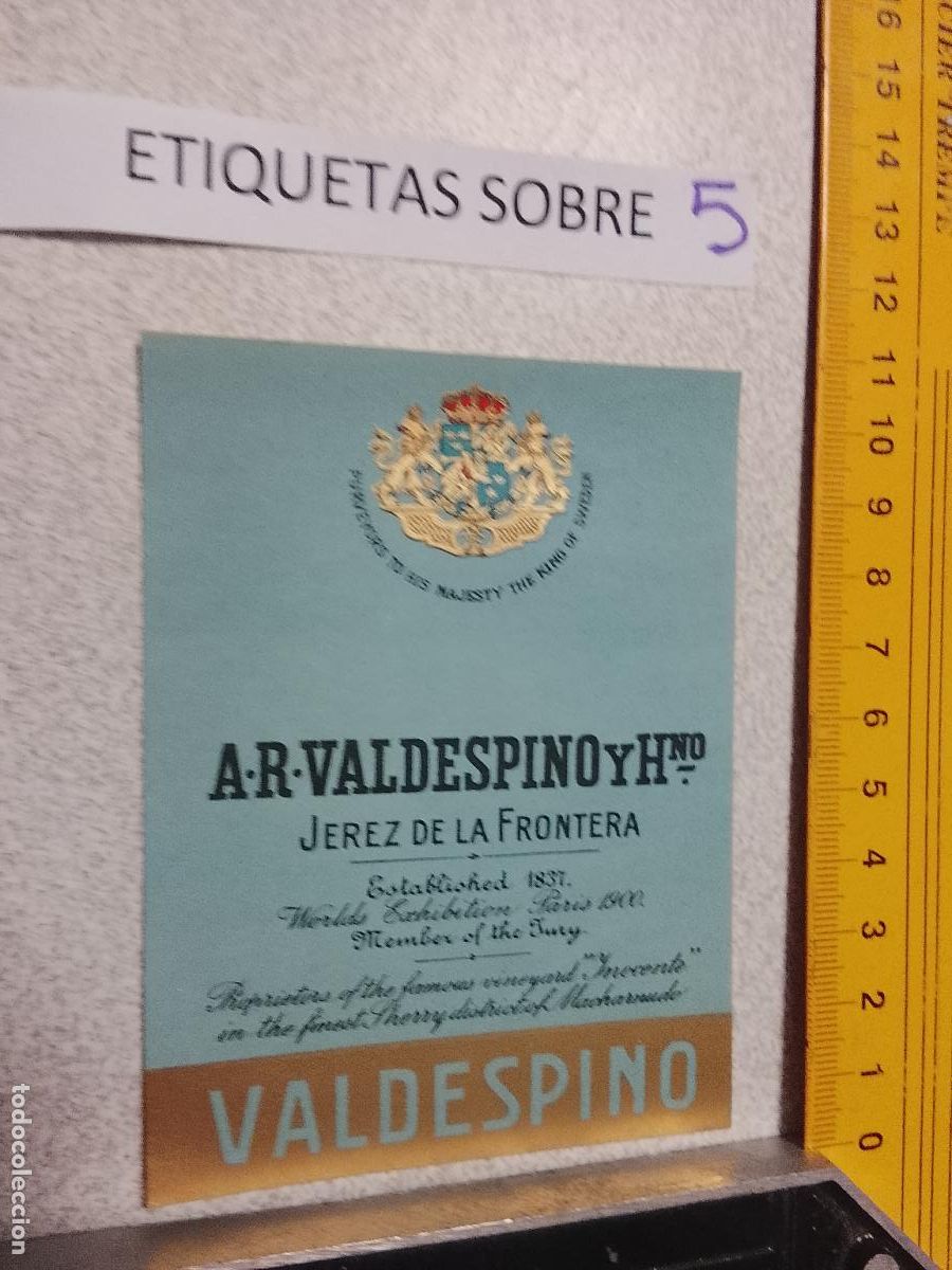 &Eacute;tiquettes anciennes: HAGA SU OFERTA - ANTIGUA ETIQUETA DE VINOS DE JEREZ LICOR ETC OFERTAS POR LOTES MUCHAS EN MI PERFIL