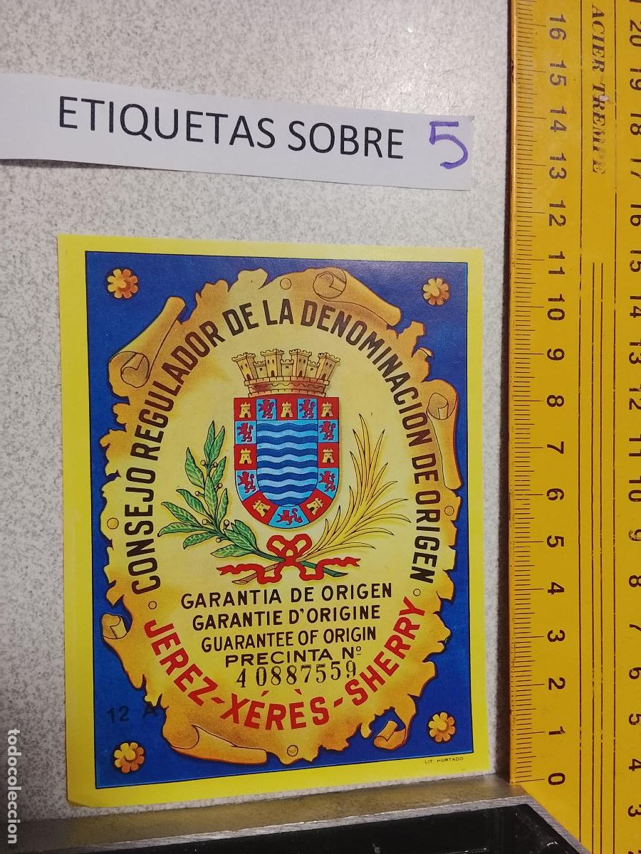 &Eacute;tiquettes anciennes: HAGA SU OFERTA - ANTIGUA ETIQUETA DE VINOS DE JEREZ LICOR ETC OFERTAS POR LOTES MUCHAS EN MI PERFIL