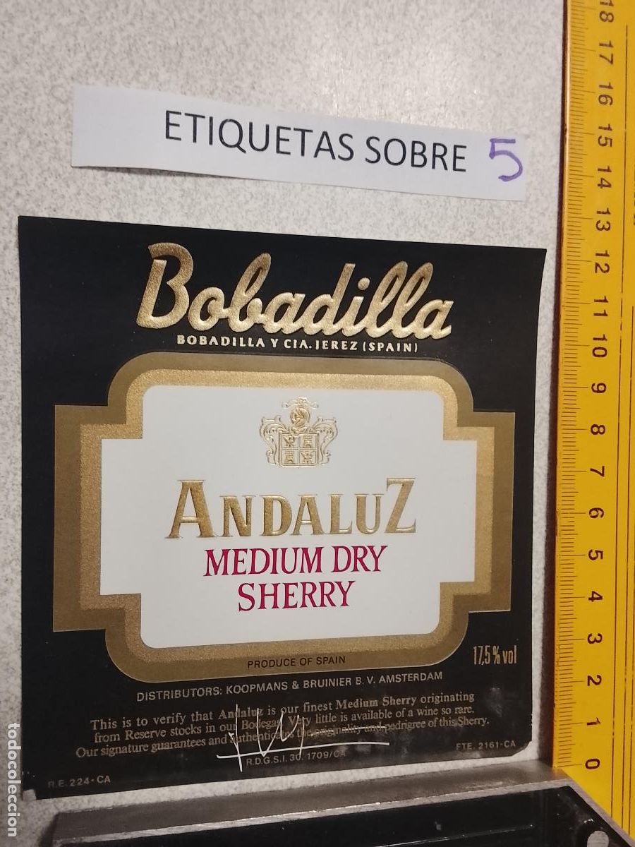 &Eacute;tiquettes anciennes: HAGA SU OFERTA - ANTIGUA ETIQUETA DE VINOS DE JEREZ LICOR ETC OFERTAS POR LOTES MUCHAS EN MI PERFIL
