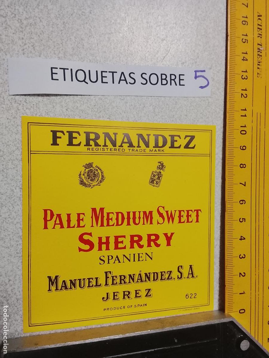 &Eacute;tiquettes anciennes: HAGA SU OFERTA - ANTIGUA ETIQUETA DE VINOS DE JEREZ LICOR ETC OFERTAS POR LOTES MUCHAS EN MI PERFIL