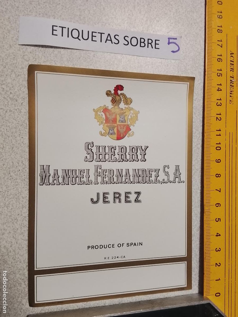 &Eacute;tiquettes anciennes: HAGA SU OFERTA - ANTIGUA ETIQUETA DE VINOS DE JEREZ LICOR ETC OFERTAS POR LOTES MUCHAS EN MI PERFIL
