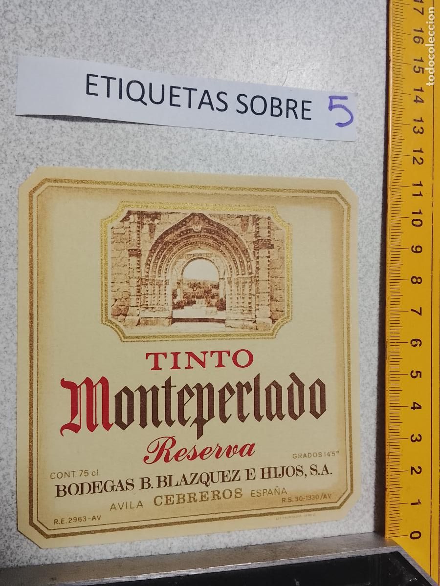Etiquetas antiguas: HAGA SU OFERTA - ANTIGUA ETIQUETA DE VINOS DE JEREZ LICOR ETC OFERTAS POR LOTES MUCHAS EN MI PERFIL