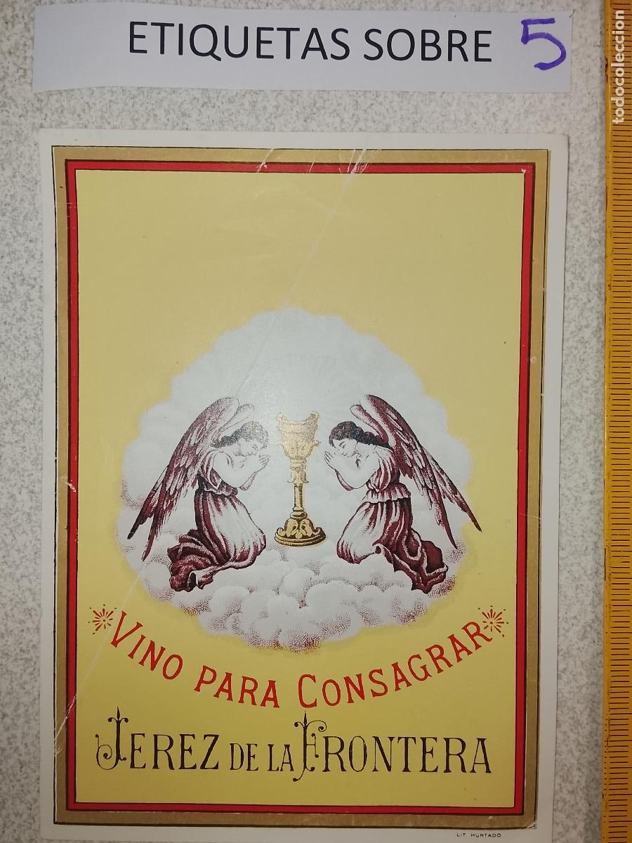 Etiquetas antiguas: HAGA SU OFERTA - ANTIGUA ETIQUETA DE VINOS DE JEREZ LICOR ETC OFERTAS POR LOTES MUCHAS EN MI PERFIL