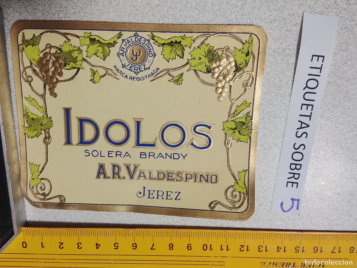 Etiquetas antiguas: HAGA SU OFERTA - ANTIGUA ETIQUETA DE VINOS DE JEREZ LICOR ETC OFERTAS POR LOTES MUCHAS EN MI PERFIL