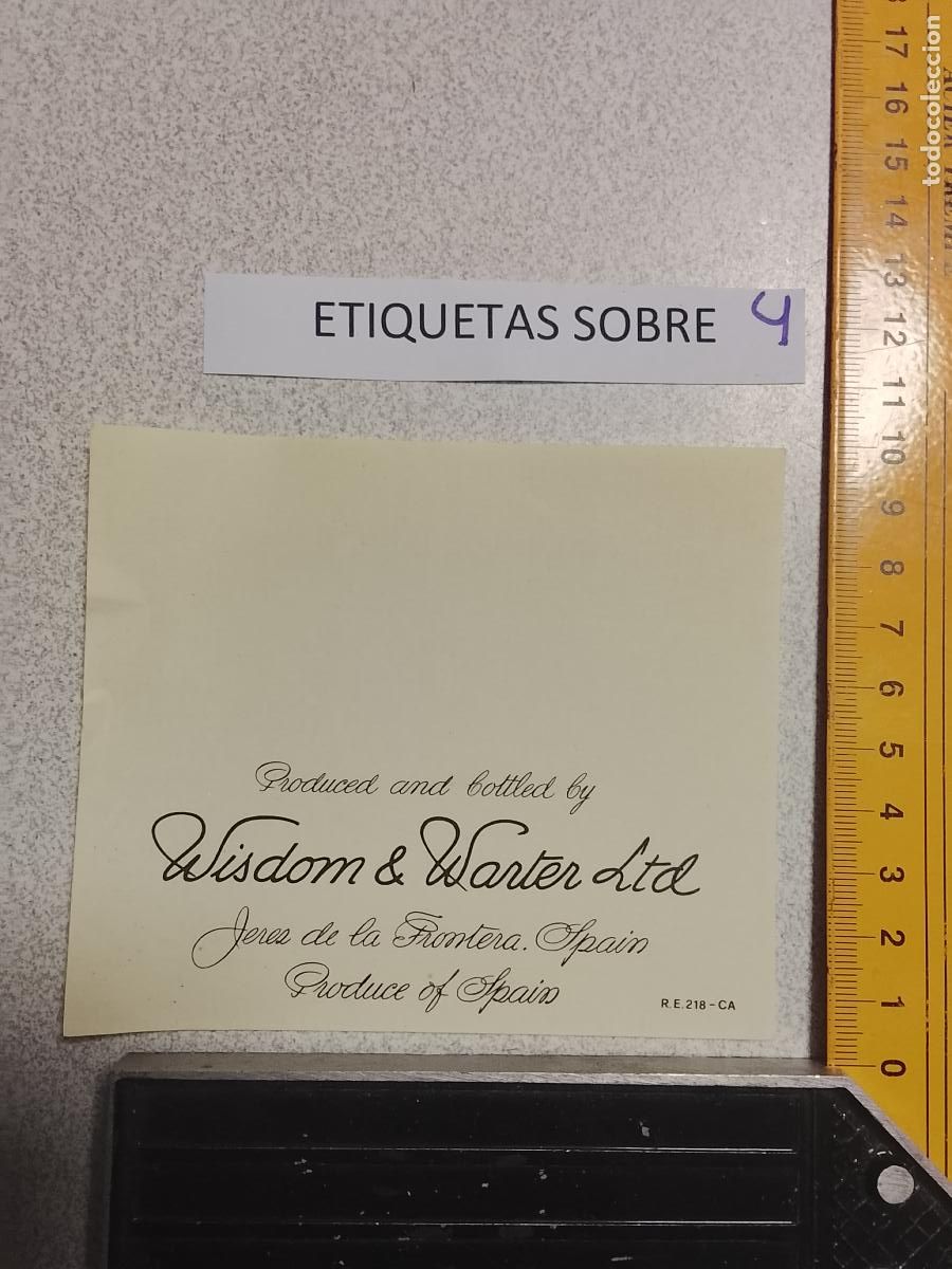 Etiquetas antiguas: HAGA SU OFERTA - ANTIGUA ETIQUETA DE VINOS DE JEREZ LICOR ETC OFERTAS POR LOTES MUCHAS EN MI PERFIL