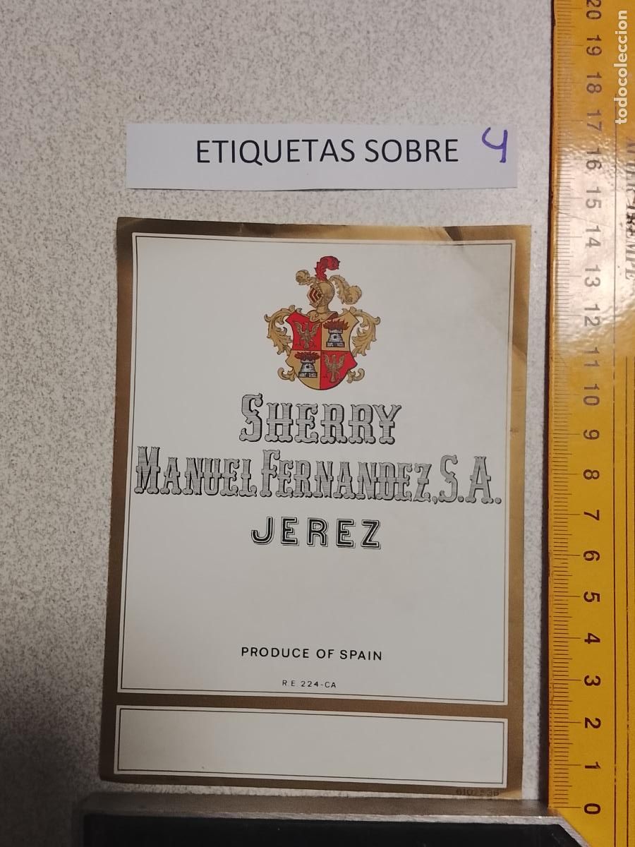 Etiquetas antiguas: HAGA SU OFERTA - ANTIGUA ETIQUETA DE VINOS DE JEREZ LICOR ETC OFERTAS POR LOTES MUCHAS EN MI PERFIL