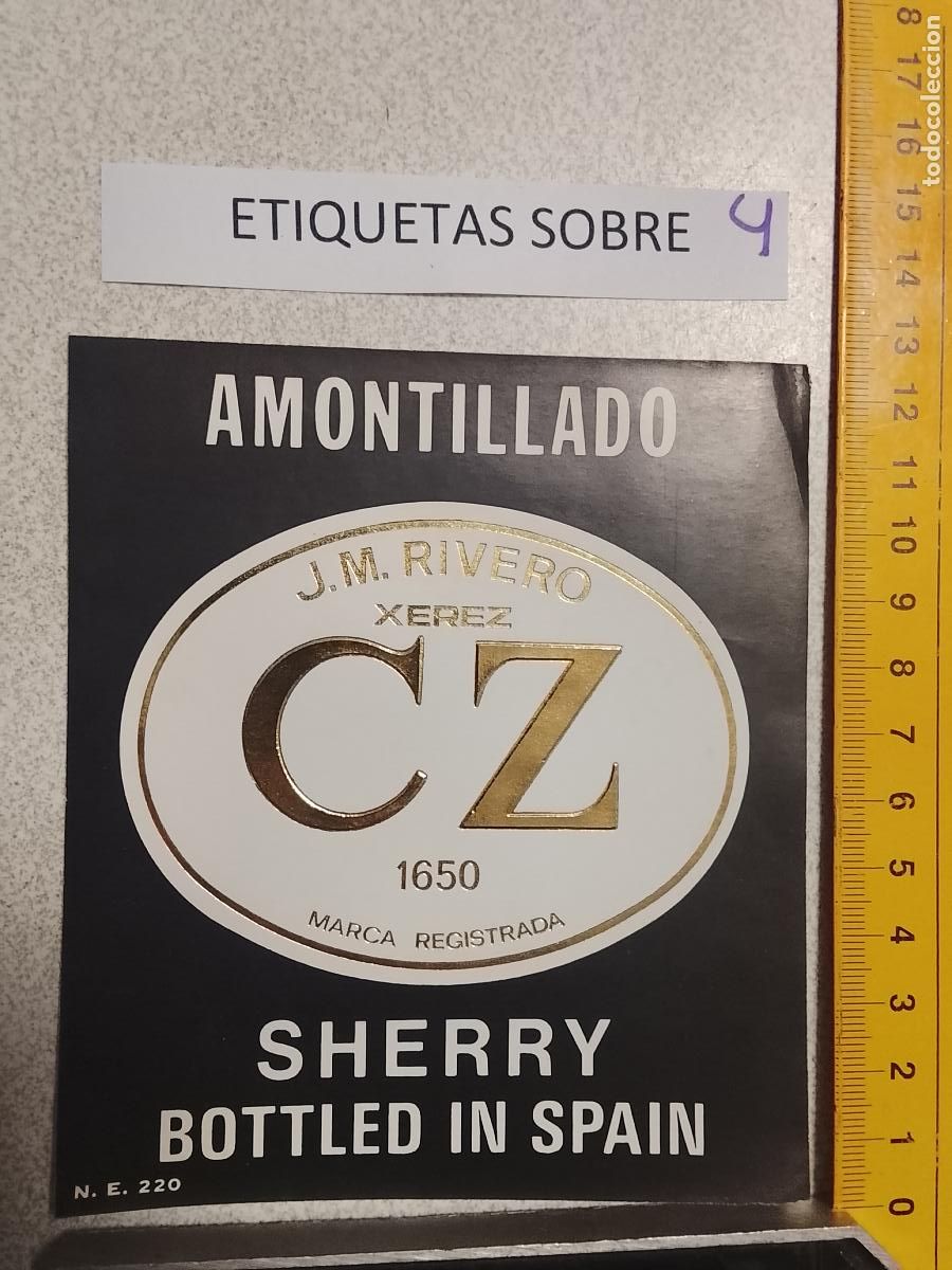 Etiquetas antiguas: HAGA SU OFERTA - ANTIGUA ETIQUETA DE VINOS DE JEREZ LICOR ETC OFERTAS POR LOTES MUCHAS EN MI PERFIL