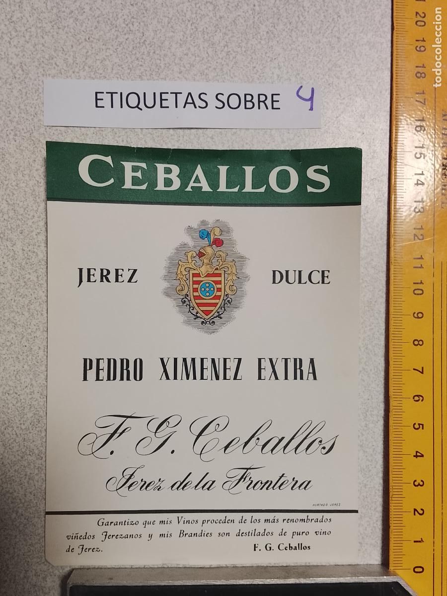 Etiquetas antiguas: HAGA SU OFERTA - ANTIGUA ETIQUETA DE VINOS DE JEREZ LICOR ETC OFERTAS POR LOTES MUCHAS EN MI PERFIL