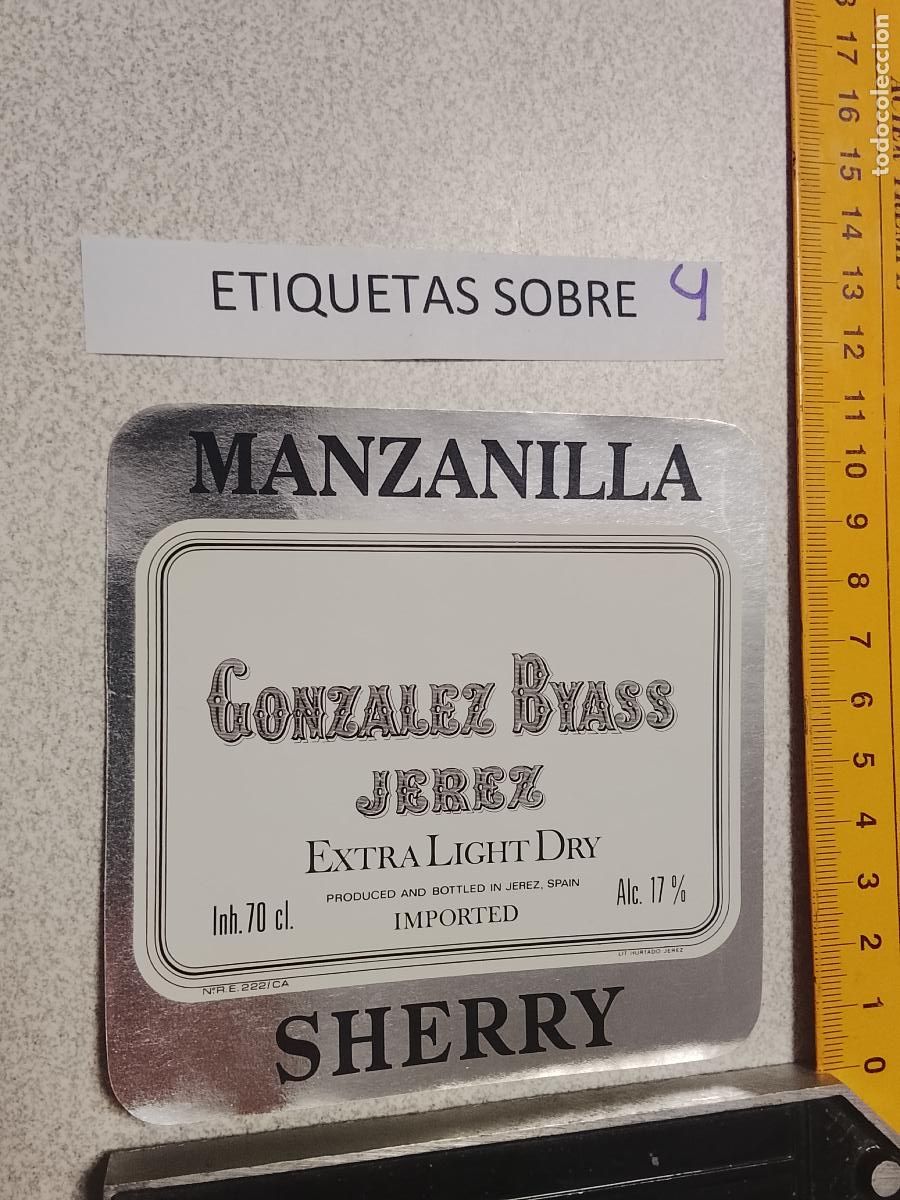 Etiquetas antiguas: HAGA SU OFERTA - ANTIGUA ETIQUETA DE VINOS DE JEREZ LICOR ETC OFERTAS POR LOTES MUCHAS EN MI PERFIL