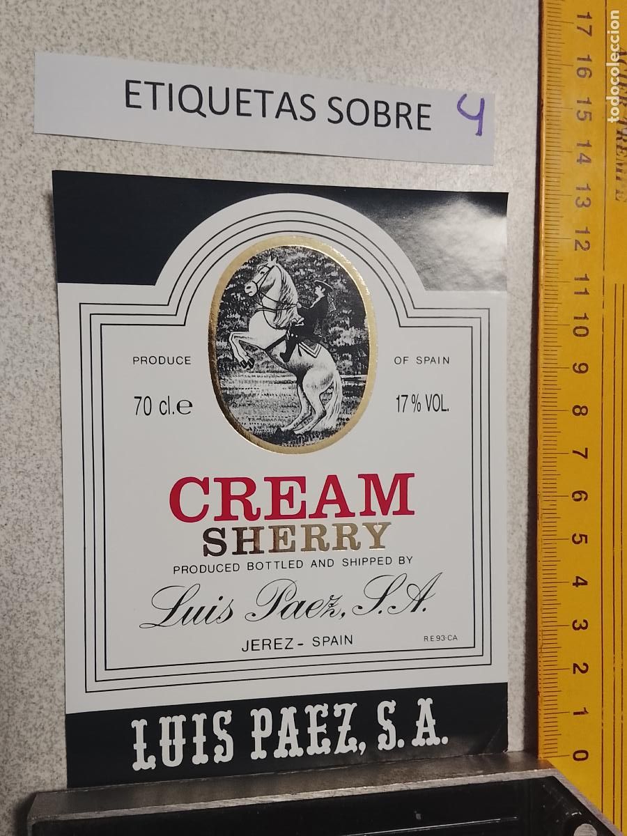 Etiquetas antiguas: HAGA SU OFERTA - ANTIGUA ETIQUETA DE VINOS DE JEREZ LICOR ETC OFERTAS POR LOTES MUCHAS EN MI PERFIL