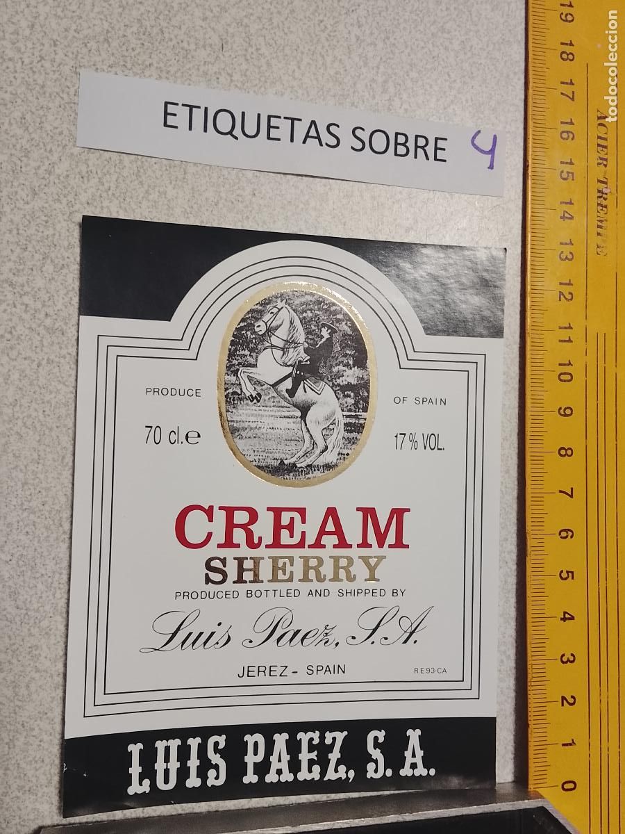 Etiquetas antiguas: HAGA SU OFERTA - ANTIGUA ETIQUETA DE VINOS DE JEREZ LICOR ETC OFERTAS POR LOTES MUCHAS EN MI PERFIL