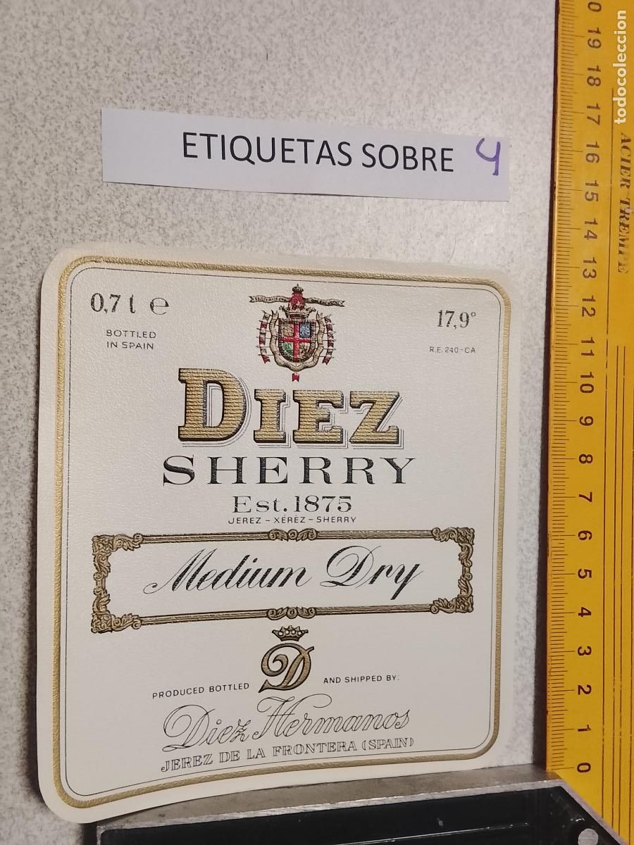 Etiquetas antiguas: HAGA SU OFERTA - ANTIGUA ETIQUETA DE VINOS DE JEREZ LICOR ETC OFERTAS POR LOTES MUCHAS EN MI PERFIL