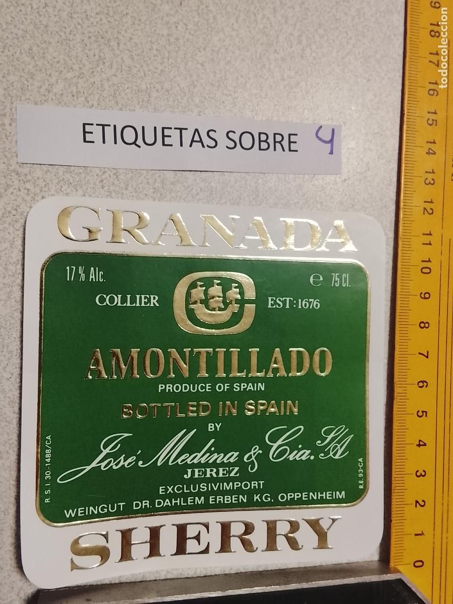 Etiquetas antiguas: HAGA SU OFERTA - ANTIGUA ETIQUETA DE VINOS DE JEREZ LICOR ETC OFERTAS POR LOTES MUCHAS EN MI PERFIL