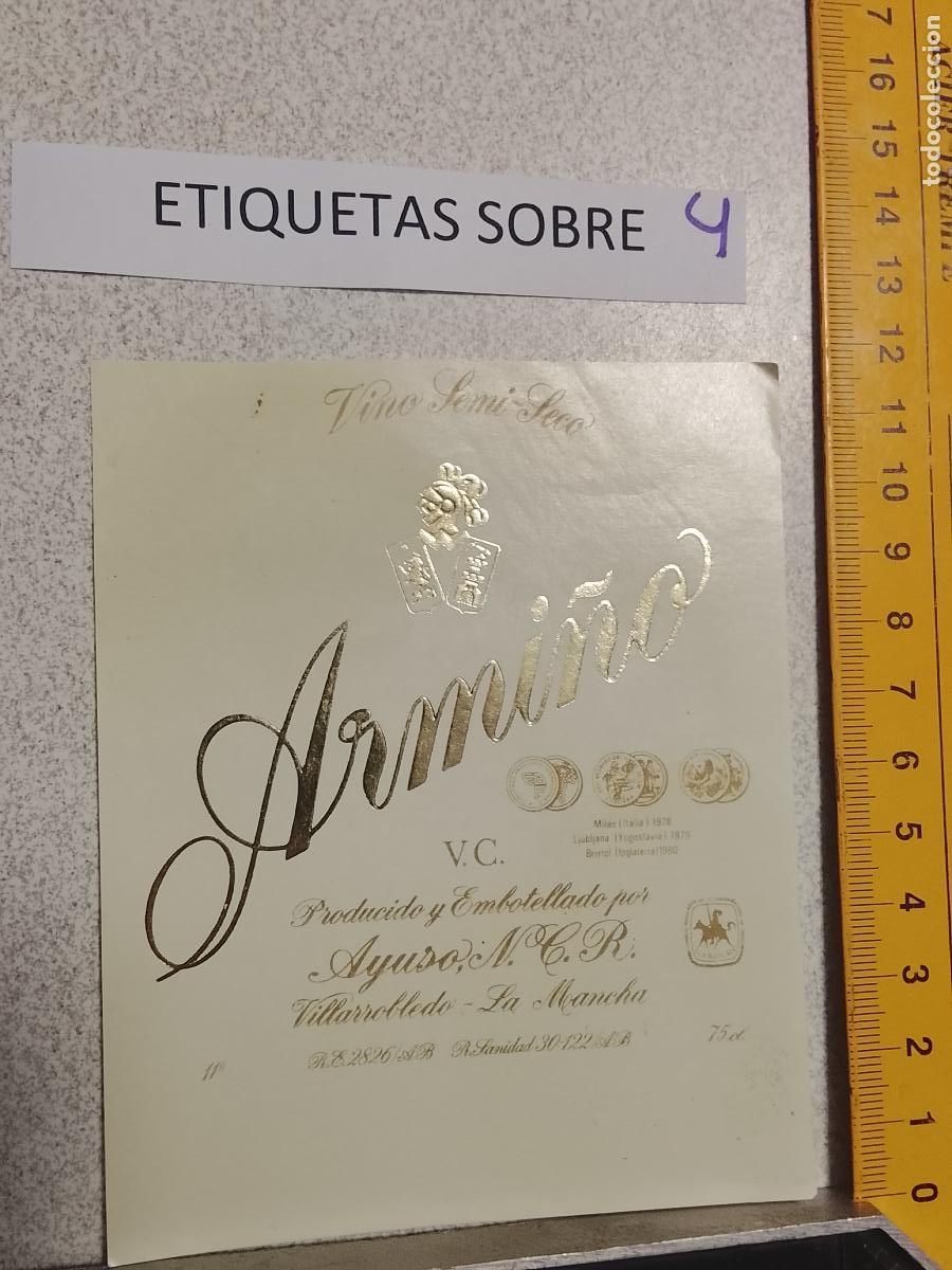 Etiquetas antiguas: HAGA SU OFERTA - ANTIGUA ETIQUETA DE VINOS DE JEREZ LICOR ETC OFERTAS POR LOTES MUCHAS EN MI PERFIL
