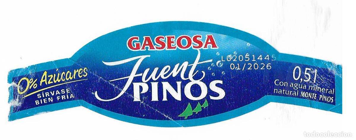 Etiquetas antiguas: COLLARIN GASEOSA **FUENT PINOS ** GRUPO VICHY CATALAN
