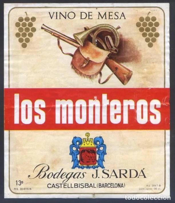 Etichette antiche: Castellbisbal (Barcelona) *Bodegas J. Sard&aacute;* Meds: 102x121 mm.