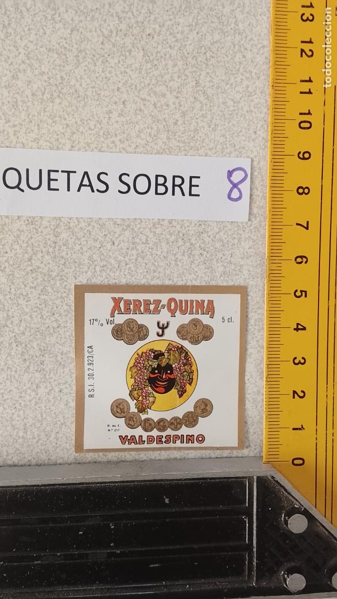 Etiquetas antiguas: HAGA SU OFERTA - ANTIGUA ETIQUETA DE VINOS DE JEREZ LICOR ETC OFERTAS POR LOTES MUCHAS EN MI PERFIL