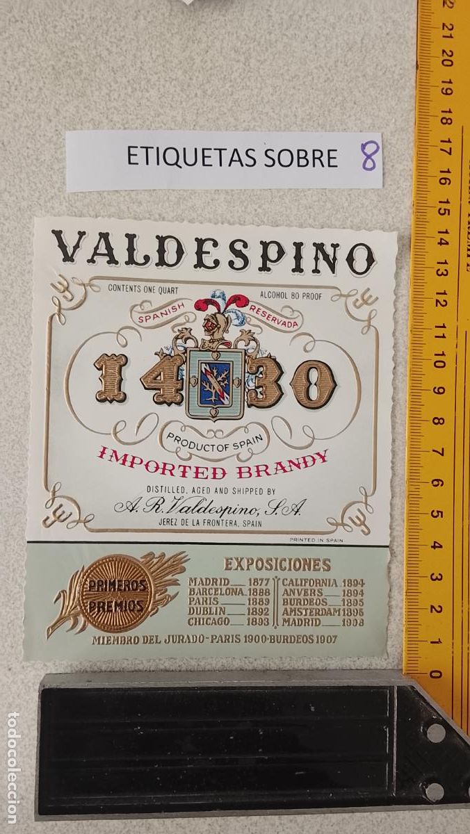 Etiquetas antiguas: HAGA SU OFERTA - ANTIGUA ETIQUETA DE VINOS DE JEREZ LICOR ETC OFERTAS POR LOTES MUCHAS EN MI PERFIL