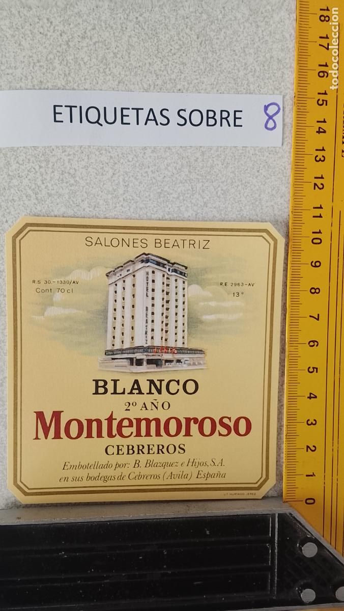 Etiquetas antiguas: HAGA SU OFERTA - ANTIGUA ETIQUETA DE VINOS DE JEREZ LICOR ETC OFERTAS POR LOTES MUCHAS EN MI PERFIL