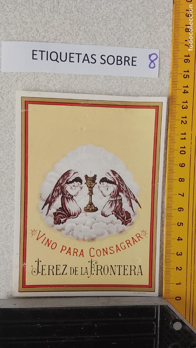 Etiquetas antiguas: HAGA SU OFERTA - ANTIGUA ETIQUETA DE VINOS DE JEREZ LICOR ETC OFERTAS POR LOTES MUCHAS EN MI PERFIL