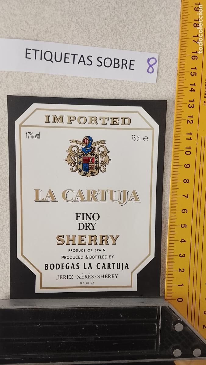 Etiquetas antiguas: HAGA SU OFERTA - ANTIGUA ETIQUETA DE VINOS DE JEREZ LICOR ETC OFERTAS POR LOTES MUCHAS EN MI PERFIL