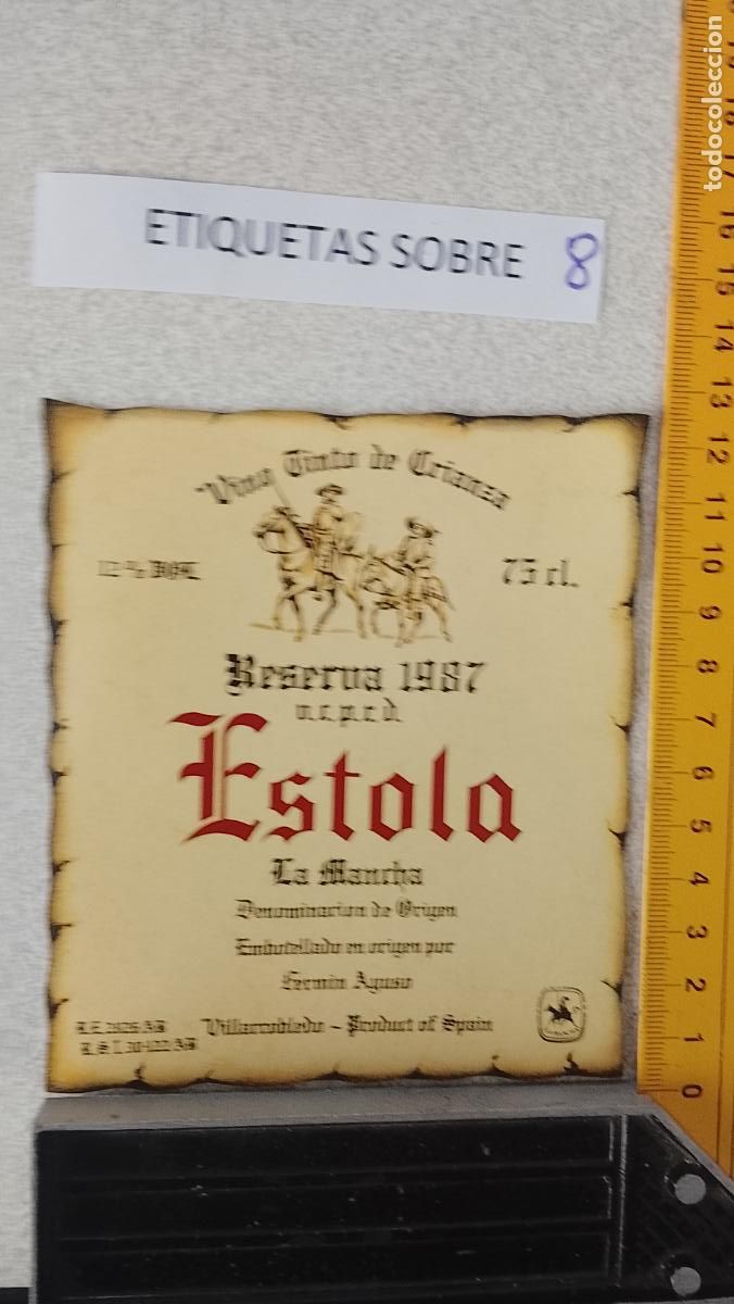 Etiquetas antiguas: HAGA SU OFERTA - ANTIGUA ETIQUETA DE VINOS DE JEREZ LICOR ETC OFERTAS POR LOTES MUCHAS EN MI PERFIL